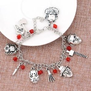 Halloween Horror Movie Fandom Charm Bracelet